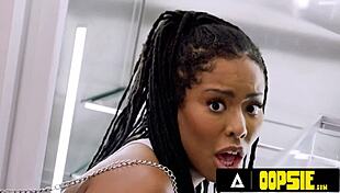 Oopsie - Hot Kira Noir's Bestie Gets Aroused Seeing Woman Walking Husband with Leash!