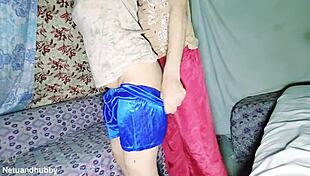 Romantic date where Amrozia Bhabhi experiences my cock in desi anal xxx gaand chudai 😍