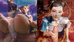The best scenes of Chun-Li with big ass and tits in hardcore action
