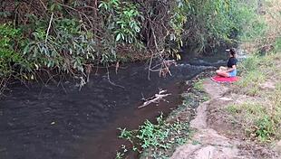 did those strangers get caught fucking at the waterfall
