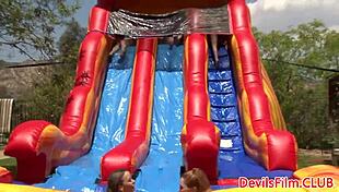 Lesbian Beauties Toying Each Other's Pussies!