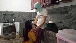 i removed bait from stepbrother's penis in kitchen for luxurious blowjob