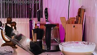 pancakes that never fail in the kitchen with milf blooper