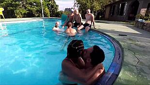 my first gangbang was delicious, gave my ass and pussy a lot