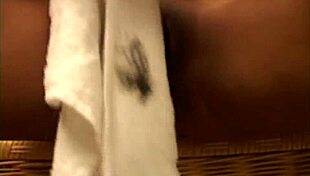 shave dat nappy thang 9 - what initially looks like a black panties turns out to be an incredibly hairy pussy