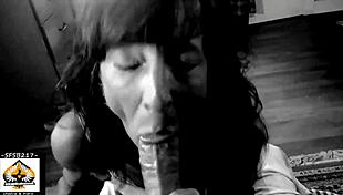 I made hot granny swalllow big load