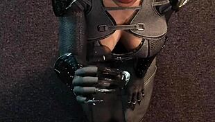 catwoman jerking off a dildo