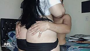 Feeling lonely at home, I call the neighbor for some company - part 1