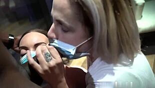 Suck that big black cock through the mask, you milf slut. In the blowdemic frenzy.