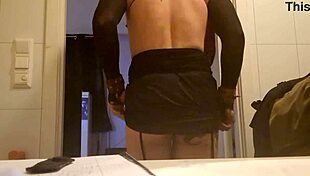 Tex Willer spreads legs in lingerie, ready for big cock fucking. See the intense sex in next video.