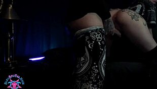 Bleubrutalrose Performs Wiccan Fetish Sex With Bbc Blowjob And Ass Worship