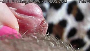 i watch my big clit orgasm closeup