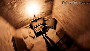 this ancient statue in hentai 3d game awakens and fills lara's pussy with sperm, destroying it