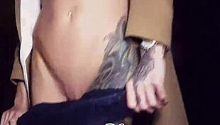 Kessie shy redhead banged behind Berlin billboard?