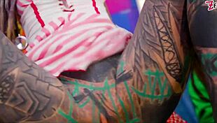 Alternative Costume Anal 4-Some With Double Penetration And Facial!