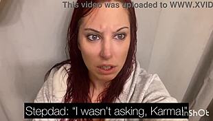 karma's first confession - karma submits to her stepdad in taboo pov