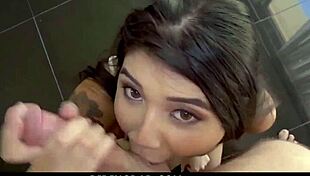 Cute Asian Teen Stepdaughter Brenna Sparks With Big Tits Gets Fucked By Stepdad POV To Avoid Grounding