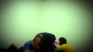 halloween party turns into orgy, old man fucks teen girls until they cum hard