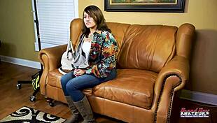 does inked skinny hottie rihanna dildo fuck her sweet wet pussy and give a bj?