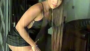 Big booty Latina experiences overwhelming pleasure during casting interview on her knees with sloppy rimjob and cum swallow in POV