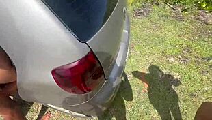 amigos transam gostoso no meio do mato e cai na net, what a wild interracial lesbian adventure?