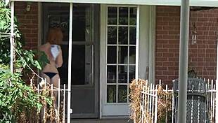 Redhead Prostitute With Big Ass Gets Anal Fucked In Lingerie