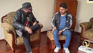 i watchd the venezuelan blonde maid get fucked by the old guy and he debut his son too