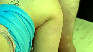 Redhead Neighbor Receives Birthday Cock Gift