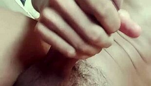 Attractive guy indulging in solo activity in hotel room with intense stroking and teasing