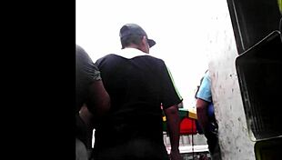 she was doing her shopping in the market