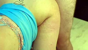 Redhead Neighbor Receives Birthday Cock Gift