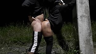 Watch This Slut Getting Anal Fucked On The Street For 50 Reais!