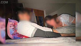 Stepmom Catches Stepson Masturbating in Room, Phone Records Everything, Mexican Milf Homemade