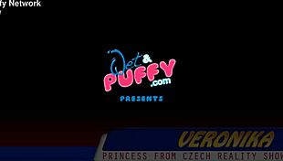 Veronika F casually masturbates her wet, puffy pussy with toys in lingerie