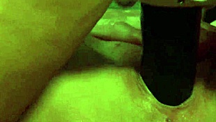 Paige Ashley selects a black strapon to fuck Scarlett March