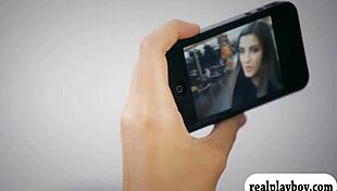 Sexy babe moans as she finger fucks her shaved pussy