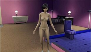 Celebrity Carmen Cumeth Masturbates in the Bath Pool in Wicked of Whimsville Season 1 Episode 6