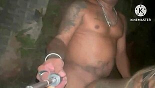 Wife Giving to Husband in Street and Arriving Home for Intimate Moment