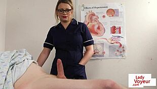 British nurse voyeur instructing sub patient