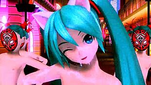 Hatsune Miku And Megurine Luka Perform World End Dancehall