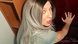 My step-mom is my personal free use slut, bending over for doggystyle and squirting