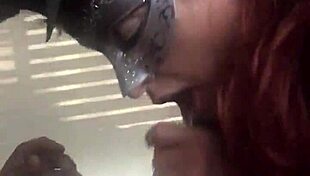 Wow, This Redhead Is Giving Sloppy Head To Huge Cock In Hardcore Action With Gagging And Deepthroat!