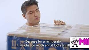 Watch the stepmother with big tits fucking three thieves in front of her stepson?