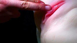 i slipped my finger and my tool into this hairless intimate zone with double penetration