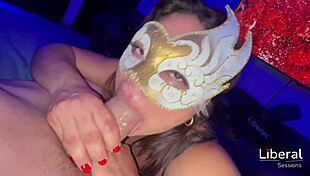 swinger couple explores cuckold thrill, giving oral to huge cock guy