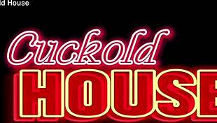 Boyfriend shares his hot young girlfriend with another guy for threesome fun