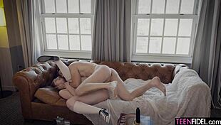 Passionate Cowgirl Fuck and Very Powerful Orgasm - Eve Bardot