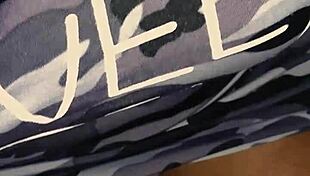 Detailed Scene of Woman Rubbing Her Creamy Wet Pussy with Fingers