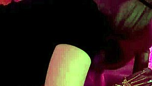 in the halloween night, a spooky bunny delivers an intense blowjob to the monster cock