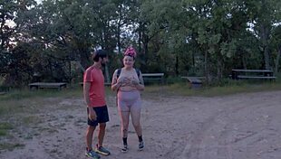 I was hiking and ended up fucking in a hermitage with big cock tattooed babe